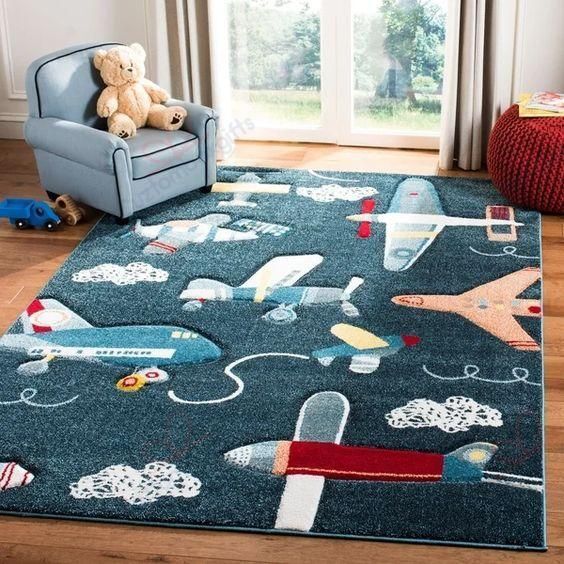 Airplane Pattern Rug Sport Decor Gift Floor Decor Living Room Carpet Rug Area Rug - 6ed161d0b91a Airplane Pattern Rug Sport Decor Gift Floor Decor Living Room Carpet Rug Area Rug - 6ed161d0b91a
