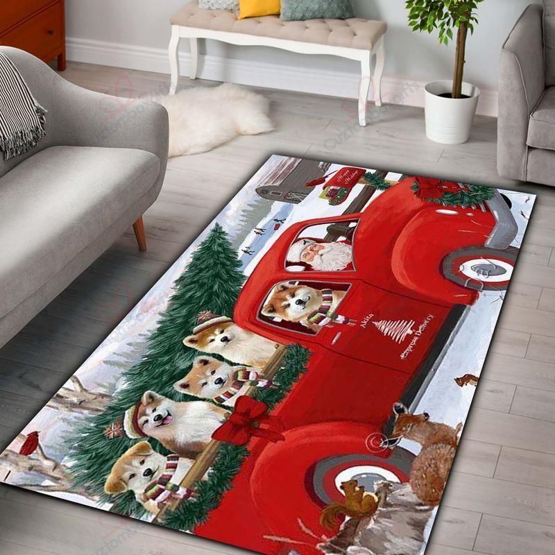 Akita And Red Truck Rug Sport Decor Gift Floor Decor Living Room Carpet Rug Area Rug - 7d4d8e785057 Akita And Red Truck Rug Sport Decor Gift Floor Decor Living Room Carpet Rug Area Rug - 7d4d8e785057