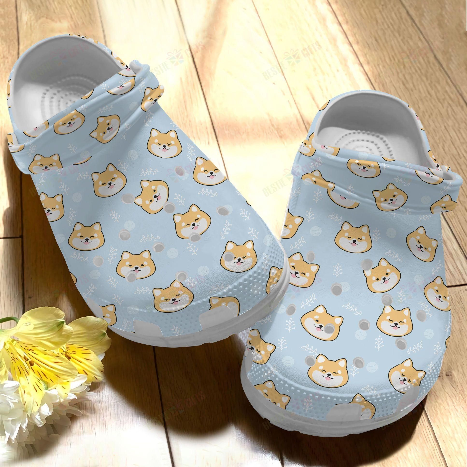 Akita Inu Crocs Clog Classic Clog Akita Collection Qt7 Shoes Akita Inu Crocs Clog Classic Clog Akita Collection Qt7 Shoes