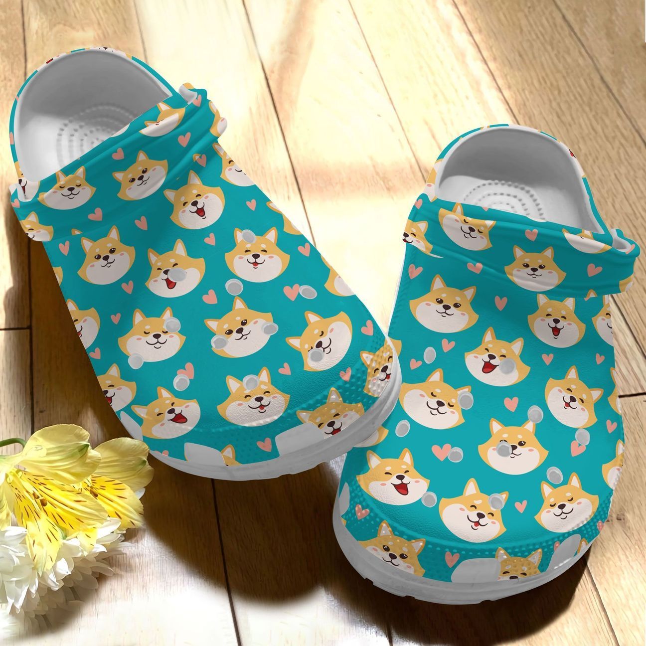 Akita Inu Personalize Clog Custom Crocs Fashionstyle Comfortable For Women Men Kid Print 3D Akita Smile Akita Inu Personalize Clog Custom Crocs Fashionstyle Comfortable For Women Men Kid Print 3D Akita Smile