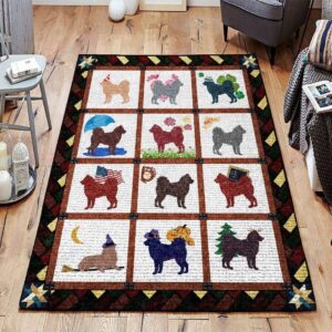 Alaskan Malamute 1 Rug Sport Decor Gift Floor Decor Living Room Carpet Rug Area Rug - e9228cf1cb13