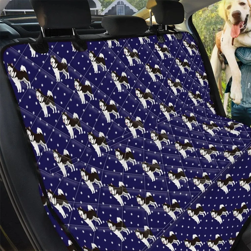 Alaskan Malamute Dog On Blue Dots Design Car Back Seat Cover Dog Car Seat Covers - 3c45129e8c4b Alaskan Malamute Dog On Blue Dots Design Car Back Seat Cover Dog Car Seat Covers - 3c45129e8c4b