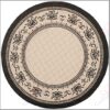 Alicante Outdoor Round Carpet Floor Rug Living Room Bedroom Decor Round Area Rug Carpet