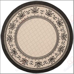 Alicante Outdoor Round Carpet Floor Rug Living Room Bedroom Decor Round Area Rug Carpet