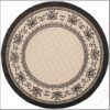 Alicante Outdoor Pattern Round Carpet Floor Rug Living Room Bedroom Decor Round Area Rug Carpet