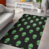 Alien Green Neon Pattern 1 Rug Sport Decor Gift Floor Decor Living Room Carpet Rug Area Rug - f0c7c987e428