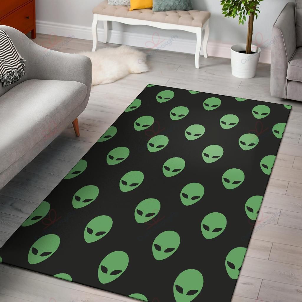 Alien Green Neon Pattern 1 Rug Sport Decor Gift Floor Decor Living Room Carpet Rug Area Rug - f0c7c987e428 Alien Green Neon Pattern 1 Rug Sport Decor Gift Floor Decor Living Room Carpet Rug Area Rug - f0c7c987e428