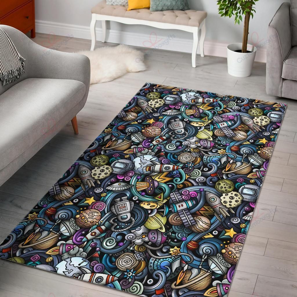 Alien Ufo Psychedelic Pattern Rug Sport Decor Gift Floor Decor Living Room Carpet Rug Area Rug - 9aaf15712ad2 Alien Ufo Psychedelic Pattern Rug Sport Decor Gift Floor Decor Living Room Carpet Rug Area Rug - 9aaf15712ad2