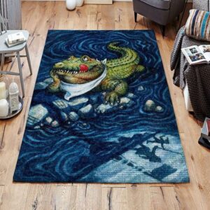 Alligator Rug Sport Decor Gift Floor Decor Living Room Carpet Rug Area Rug - 0eee85fb5646