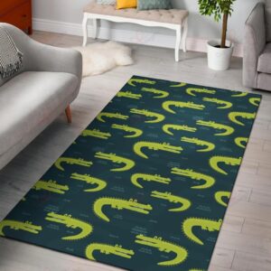 Alligator Pattern 3 Rug Sport Decor Gift Floor Decor Living Room Carpet Rug Area Rug - d5acfa21709c