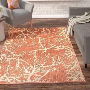 Almaden Terracotta Rug Sport Decor Gift Floor Decor Living Room Carpet Rug Area Rug - eaed900486fe