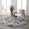 Aloha Round Carpet Floor Rug Living Room Bedroom Decor Round Area Rug Carpet