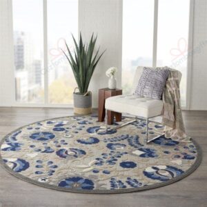 Aloha Round Carpet Floor Rug Living Room Bedroom Decor Round Area Rug Carpet