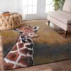 Alone Giraffe Rug Sport Decor Gift Floor Decor Living Room Carpet Rug Area Rug - 09d72199bd0d
