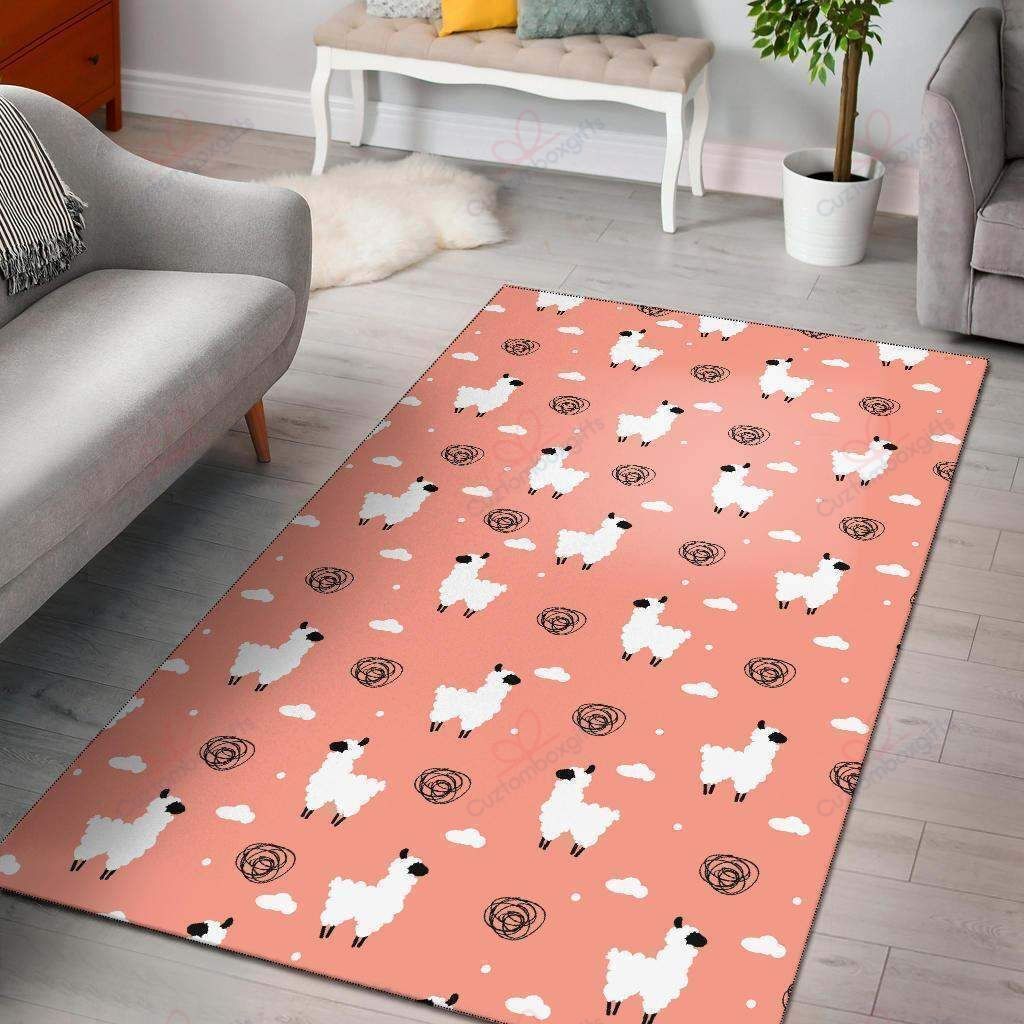 Alpaca Pink Rug Sport Decor Gift Floor Decor Living Room Carpet Rug Area Rug - 7e3b7f0b1704 Alpaca Pink Rug Sport Decor Gift Floor Decor Living Room Carpet Rug Area Rug - 7e3b7f0b1704
