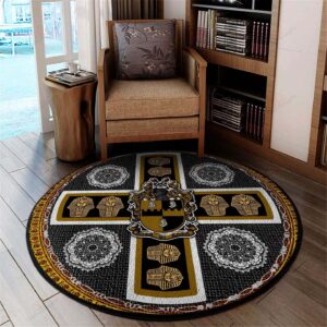 Alpha Phi Alpha Round Carpet Floor Rug Living Room Bedroom Decor Round Area Rug Carpet