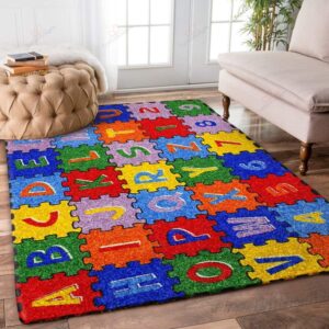 Alphabet 1 Rug Sport Decor Gift Floor Decor Living Room Carpet Rug Area Rug - d34f2ec2fec6