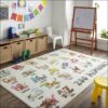 Alphabet Zoo Rug Sport Decor Gift Floor Decor Living Room Carpet Rug Area Rug - f2a44d30658b
