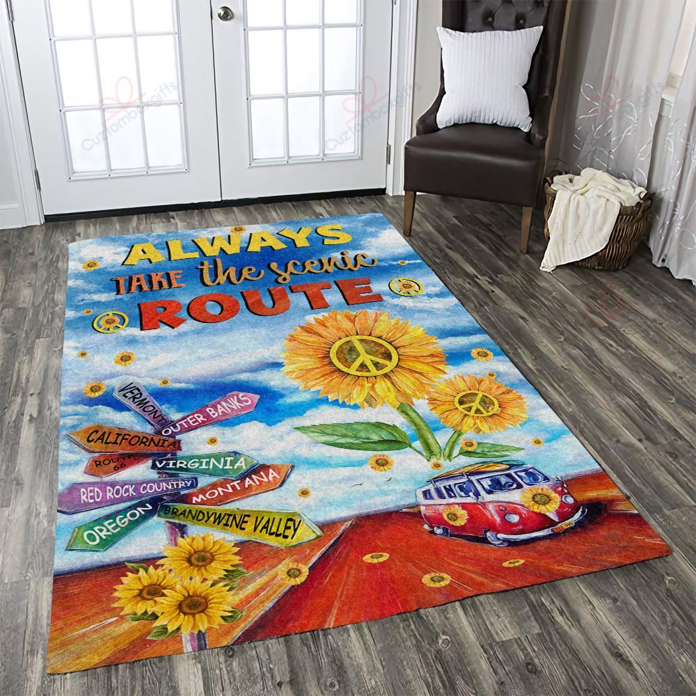 Always Take The Scenic Route Rug Sport Decor Gift Floor Decor Living Room Carpet Rug Area Rug - eed1d4bc692b Always Take The Scenic Route Rug Sport Decor Gift Floor Decor Living Room Carpet Rug Area Rug - eed1d4bc692b
