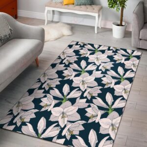 Amaryllis Pattern 1 Rug Sport Decor Gift Floor Decor Living Room Carpet Rug Area Rug - 23f59f34b3a1