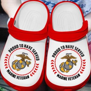 Amazon Proud To Have Served Marine Veteran Crocs Crocband Clog Comfortable For Mens Womens Classic Clog Water Shoes
