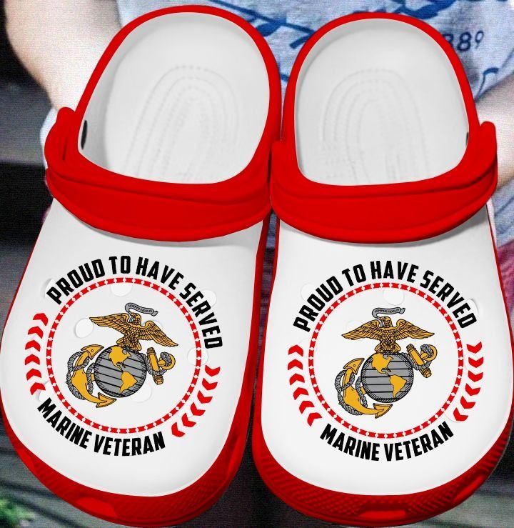 Amazon Proud To Have Served Marine Veteran Crocs Crocband Clog Comfortable For Mens Womens Classic Clog Water Shoes Amazon Proud To Have Served Marine Veteran Crocs Crocband Clog Comfortable For Mens Womens Classic Clog Water Shoes