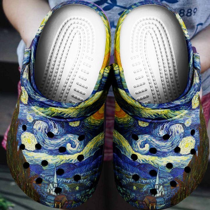 Amazon Vincent Van Gogh The Starry Night Crocs Crocband Clog Comfortable For Mens Womens Classic Clog Water Shoes Amazon Vincent Van Gogh The Starry Night Crocs Crocband Clog Comfortable For Mens Womens Classic Clog Water Shoes