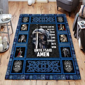 Amen Rug Sport Decor Gift Floor Decor Living Room Carpet Rug Area Rug - 5459d9b7ee26