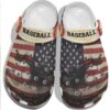 America Baseball Shoes Crocs Clog For Batter-Baseball Shoes Crocbland Clog For Men Women