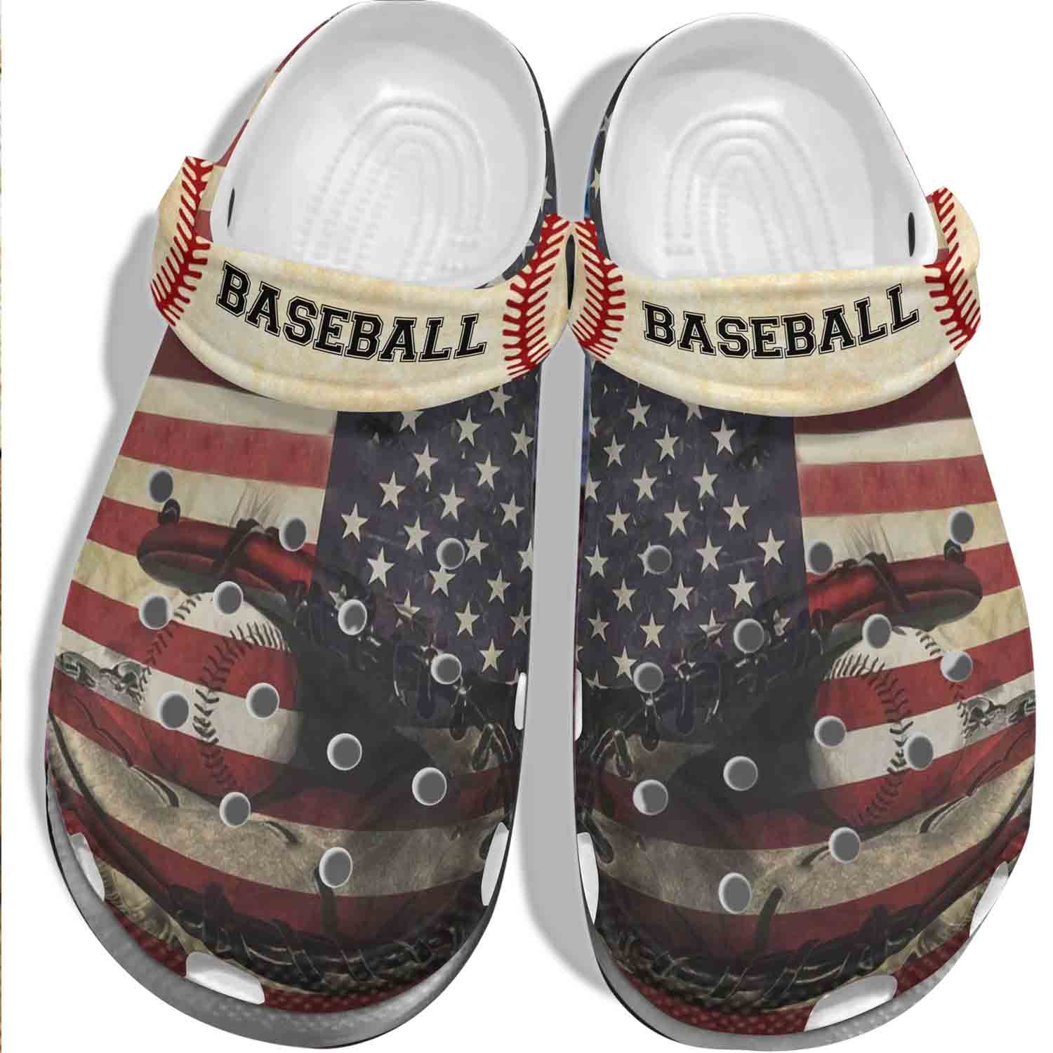 America Baseball Shoes Crocs Clog For Batter-Baseball Shoes Crocbland Clog For Men Women America Baseball Shoes Crocs Clog For Batter-Baseball Shoes Crocbland Clog For Men Women