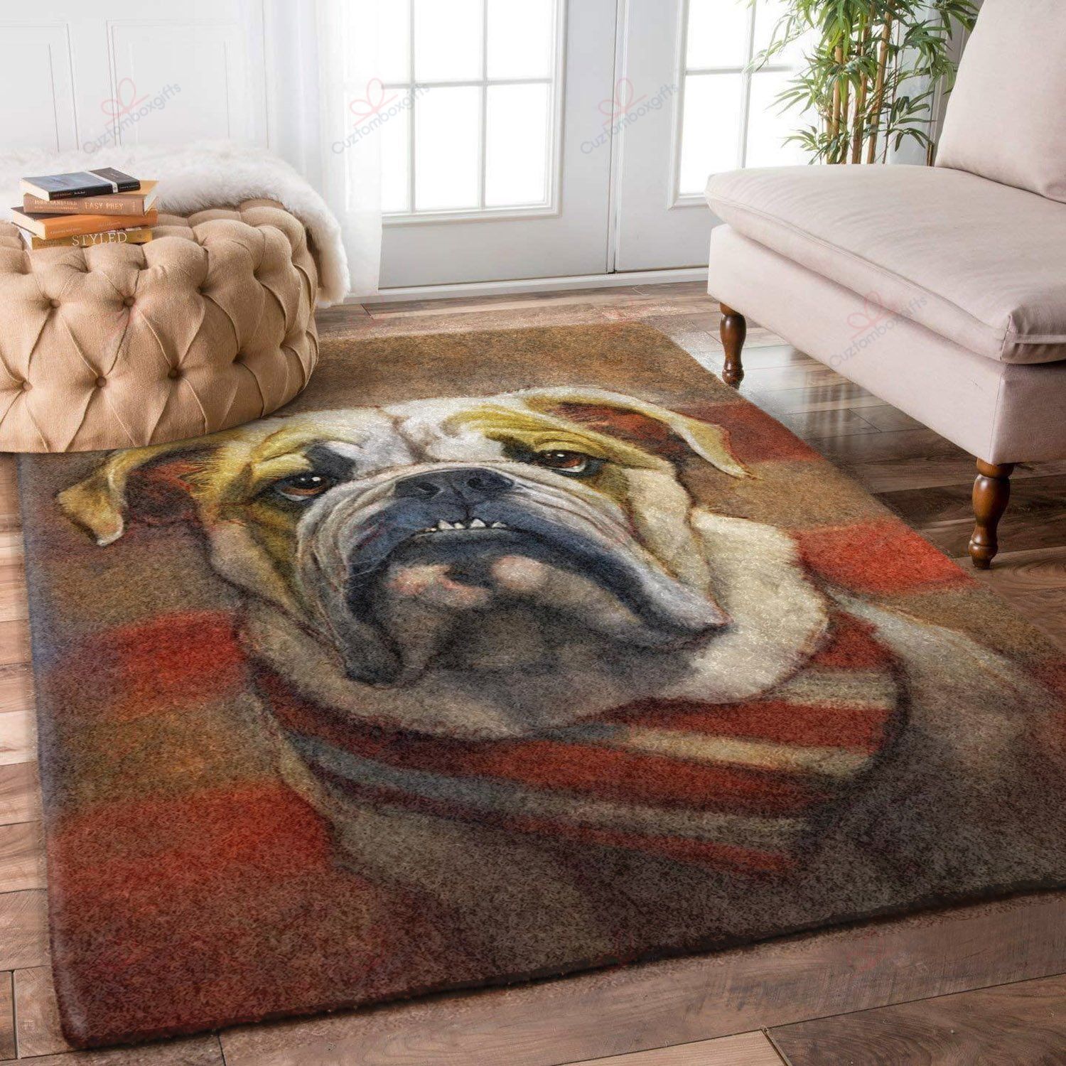 America Bulldog Rug Sport Decor Gift Floor Decor Living Room Carpet Rug Area Rug - 436b6f4fb4e4 America Bulldog Rug Sport Decor Gift Floor Decor Living Room Carpet Rug Area Rug - 436b6f4fb4e4