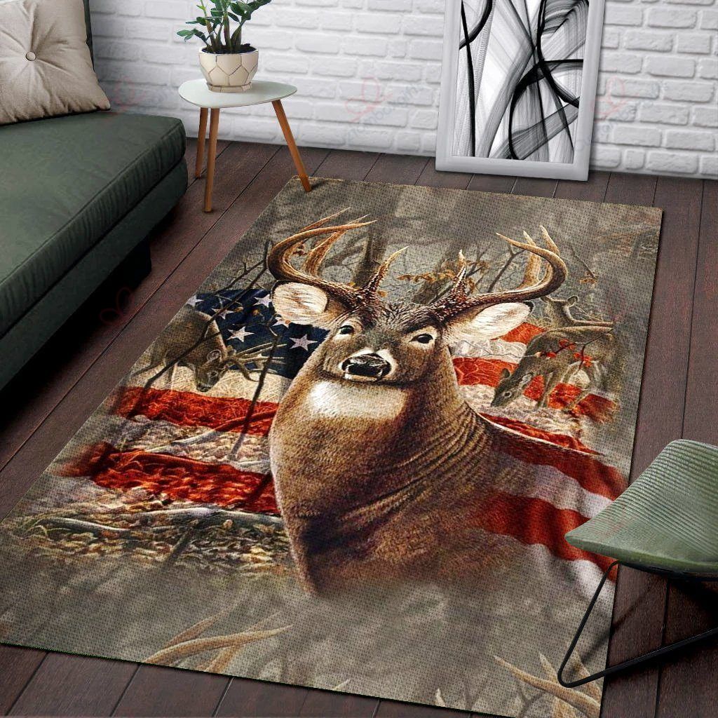 American Deer Hunting Rug Sport Decor Gift Floor Decor Living Room Carpet Rug Area Rug - 915cba10a8da American Deer Hunting Rug Sport Decor Gift Floor Decor Living Room Carpet Rug Area Rug - 915cba10a8da