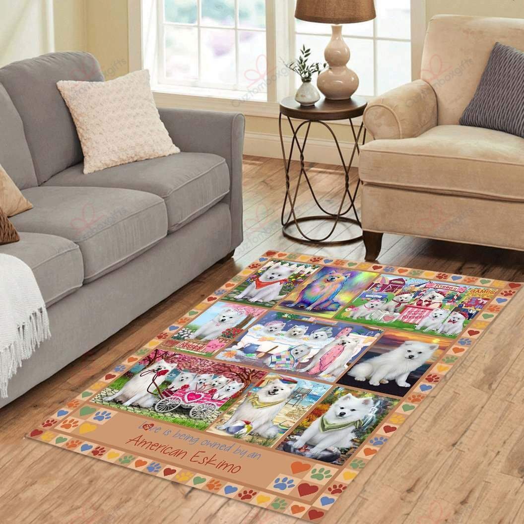 American Eskimo 1 Rug Sport Decor Gift Floor Decor Living Room Carpet Rug Area Rug - b3e4451be0a7 American Eskimo 1 Rug Sport Decor Gift Floor Decor Living Room Carpet Rug Area Rug - b3e4451be0a7