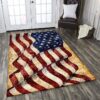 American Flag Rug Sport Decor Gift Floor Decor Living Room Carpet Rug Area Rug - b9e45d47f581
