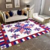 American Flag Rug Sport Decor Gift Floor Decor Living Room Carpet Rug Area Rug - fdb25d784ee4