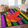 American Flag Mardi Gras Crawfish Dabbing Rug Sport Decor Gift Floor Decor Living Room Carpet Rug Area Rug - 56c3d01e45e0