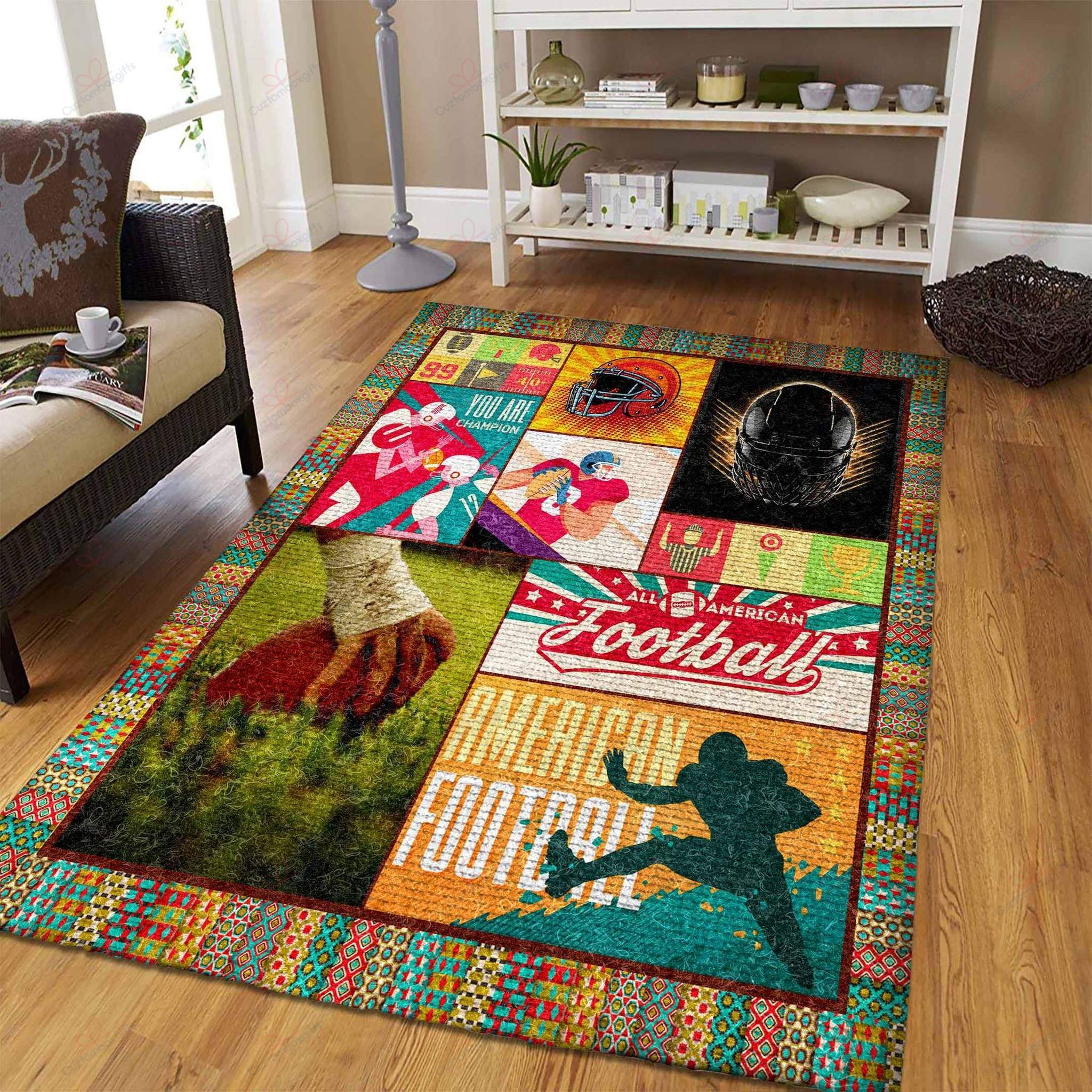 American Football 1 Rug Sport Decor Gift Floor Decor Living Room Carpet Rug Area Rug - c10cfbd6b885 American Football 1 Rug Sport Decor Gift Floor Decor Living Room Carpet Rug Area Rug - c10cfbd6b885