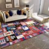 American Football Rug Sport Decor Gift Floor Decor Living Room Carpet Rug Area Rug - f5ce98aa9a39