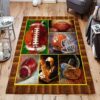 American Football Rug Sport Decor Gift Floor Decor Living Room Carpet Rug Area Rug - 3c18c06af67d