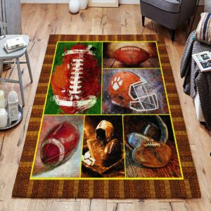 American Football Rug Sport Decor Gift Floor Decor Living Room Carpet Rug Area Rug - 3c18c06af67d