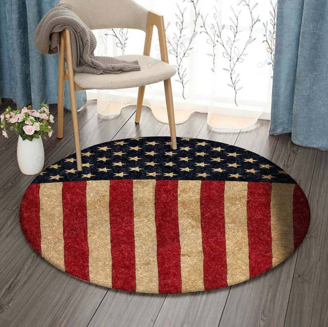 American Round Carpet Floor Rug Living Room Bedroom Decor Round Area Rug Carpet American Round Carpet Floor Rug Living Room Bedroom Decor Round Area Rug Carpet
