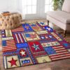 American Liberty Rug Sport Decor Gift Floor Decor Living Room Carpet Rug Area Rug - ccc4e7a39c97