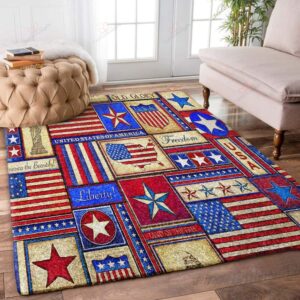 American Liberty Rug Sport Decor Gift Floor Decor Living Room Carpet Rug Area Rug - ccc4e7a39c97