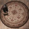 American Lodge Round Carpet Floor Rug Living Room Bedroom Decor Round Area Rug Carpet