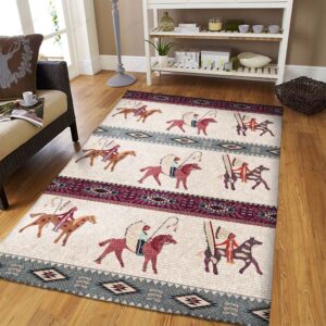 American Native Patttern Rug Sport Decor Gift Floor Decor Living Room Carpet Rug Area Rug - 946777a4f5f8