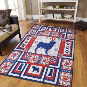 American Pug Rug Sport Decor Gift Floor Decor Living Room Carpet Rug Area Rug - dc1c2998b647