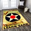 American Recruitment Propaganda Air Force Rug Sport Decor Gift Floor Decor Living Room Carpet Rug Area Rug - fd598352ce06