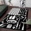American Welder Rug Sport Decor Gift Floor Decor Living Room Carpet Rug Area Rug - bdf69974a4fd