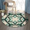 Amish Round Carpet Floor Rug Living Room Bedroom Decor Round Area Rug Carpet