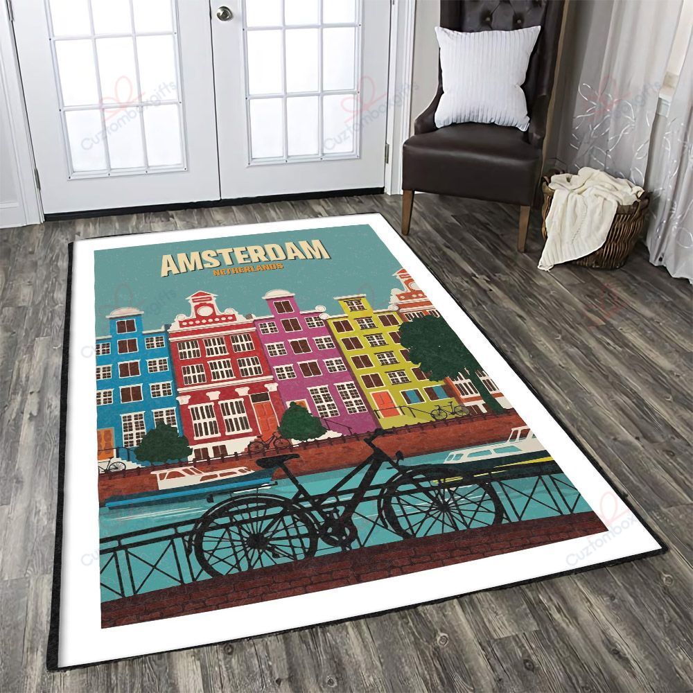 Amsterdam Rug Sport Decor Gift Floor Decor Living Room Carpet Rug Area Rug - 862af4a1f197 Amsterdam Rug Sport Decor Gift Floor Decor Living Room Carpet Rug Area Rug - 862af4a1f197